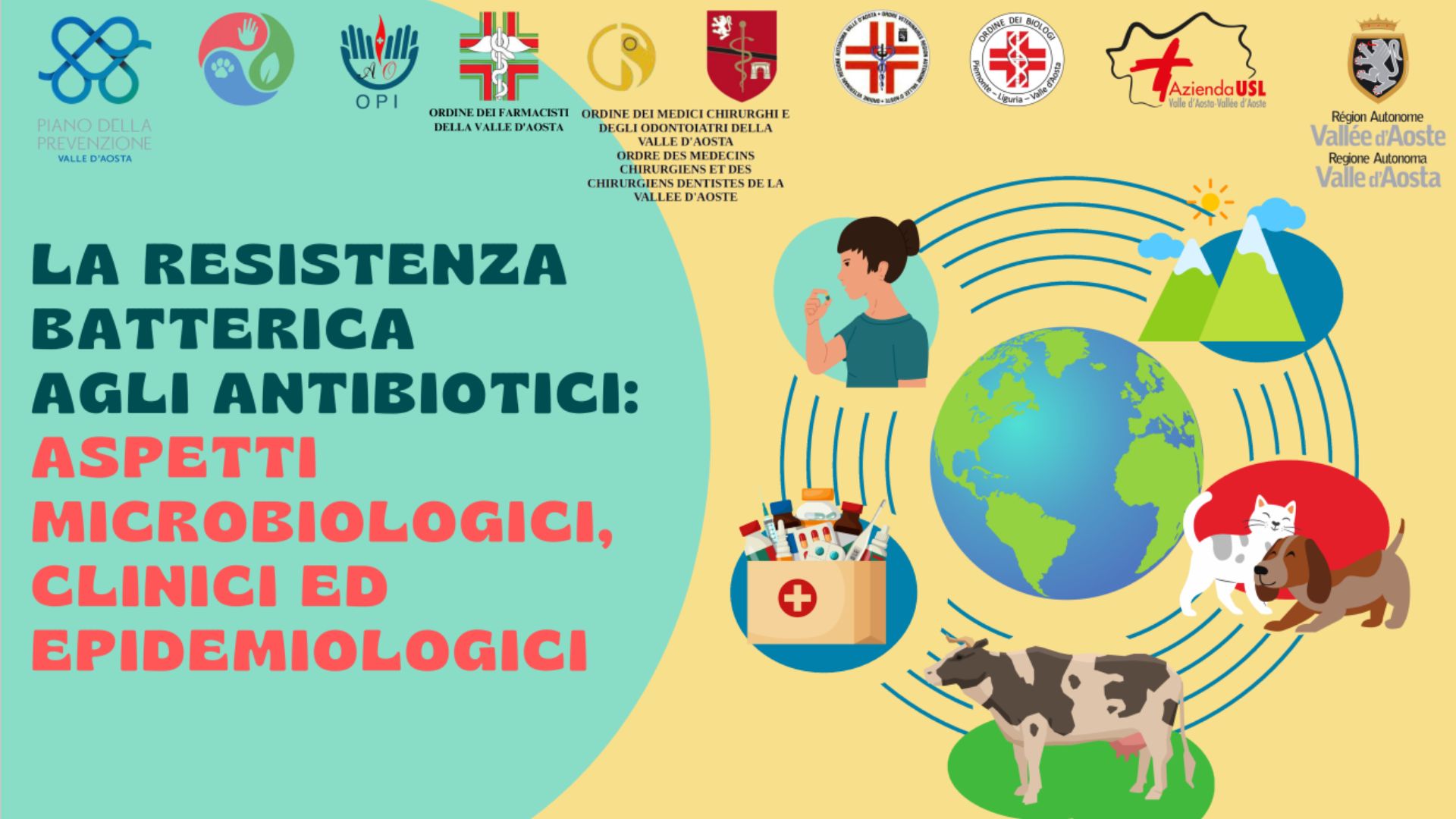 Clicca per accedere all'articolo Evento formativo patrocinato "La resistenza batterica agli antibiotici: aspetti microbiologici, clinici ed epidemiologici"