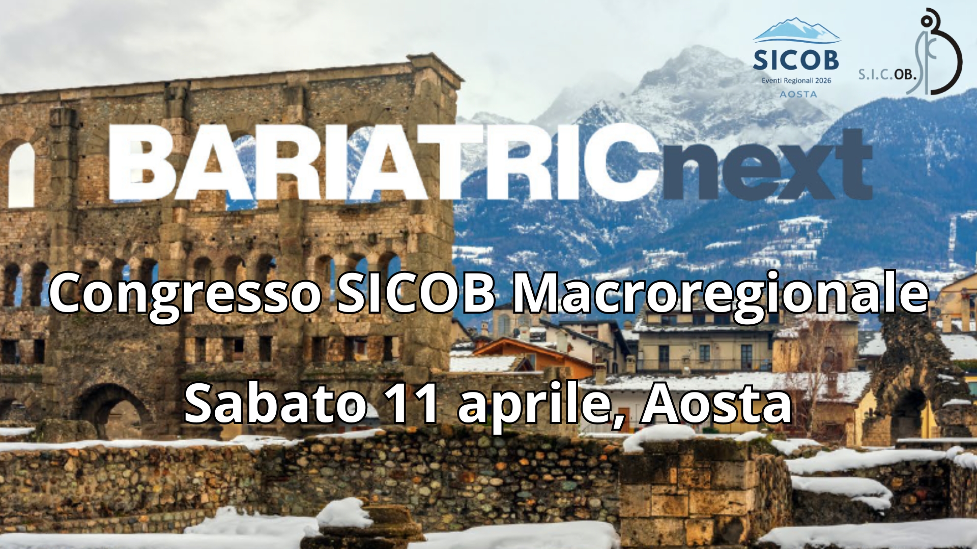 Clicca per accedere all'articolo BARIATRIC NEXT 2026: Congresso SICOB Macroregionale