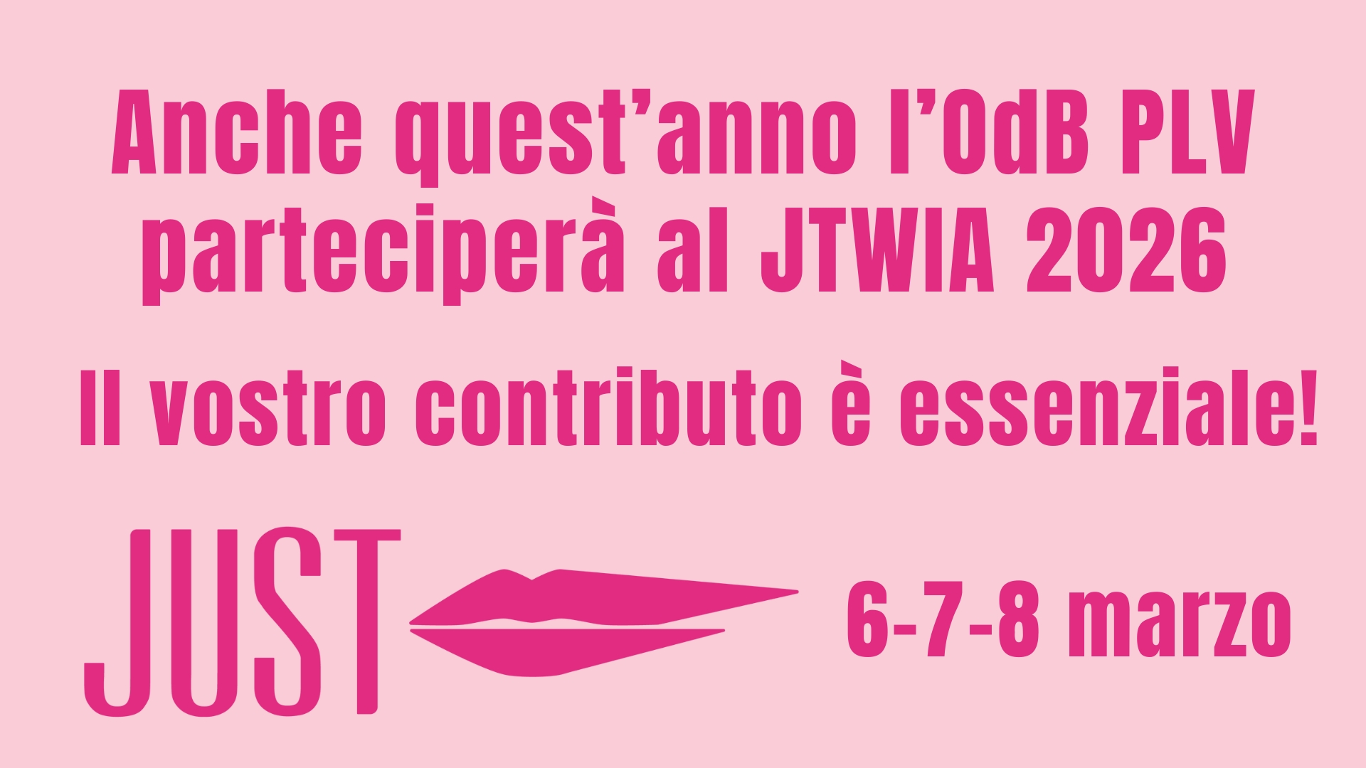 Clicca per accedere all'articolo JTWIA 2026: l’Ordine dei Biologi PLV torna protagonista per salute, prevenzione e divulgazione