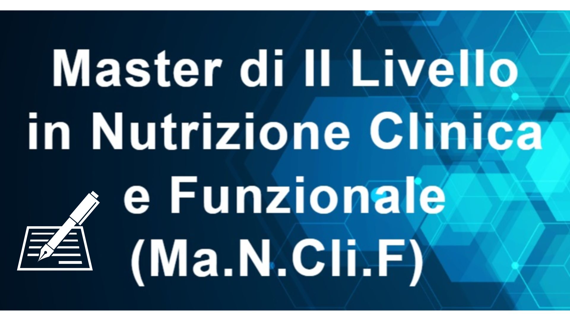 Clicca per accedere all'articolo Aperte le iscrizioni per il Master di II livello in Nutrizione Clinica e Funzionale dell'Università degli Studi “Gabriele D’Annunzio”