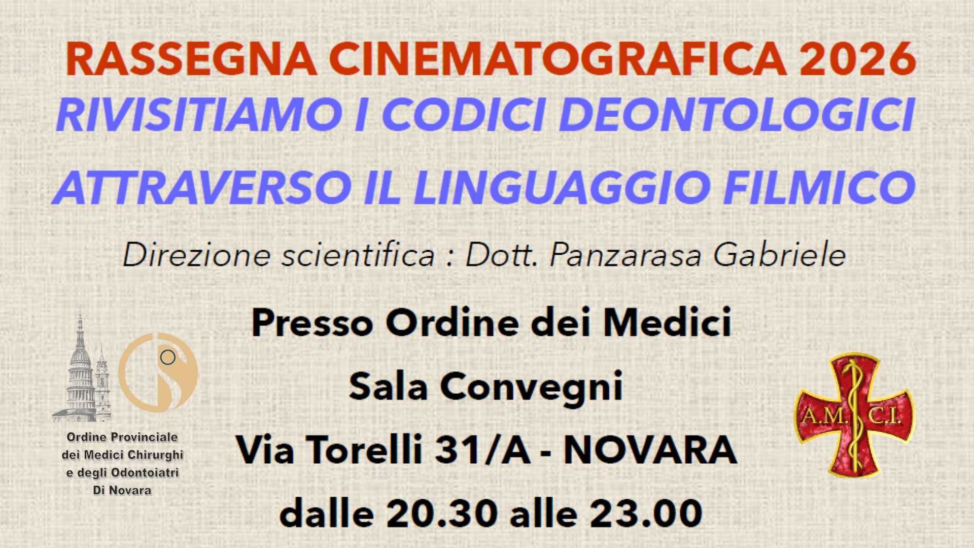 Clicca per accedere all'articolo Rassegna Cinematografica 2026: Rivisitiamo i Codici Deontologici attraverso il Linguaggio Filmico