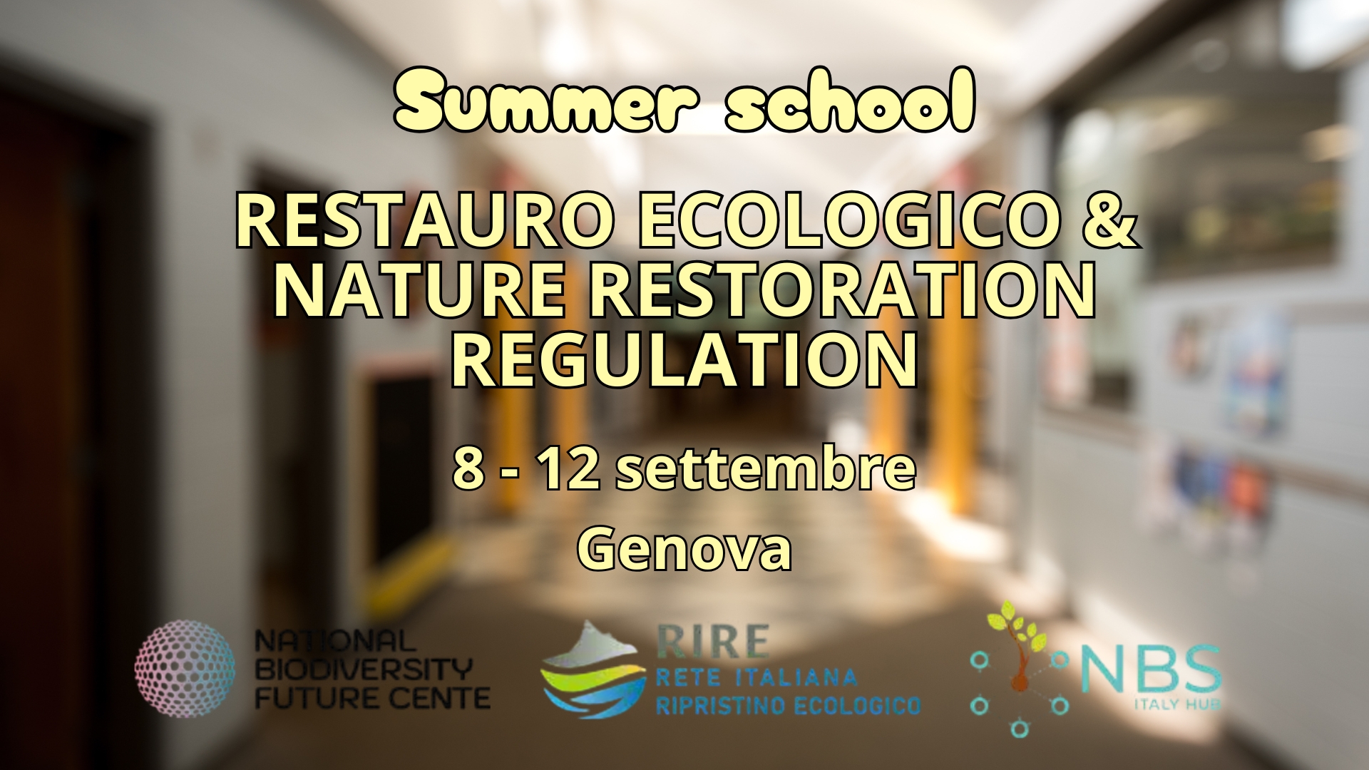 Clicca per accedere all'articolo Aperte le iscrizioni per la Summer School sul Restauro Ecologico e sulla Nature Restoration Regulation 