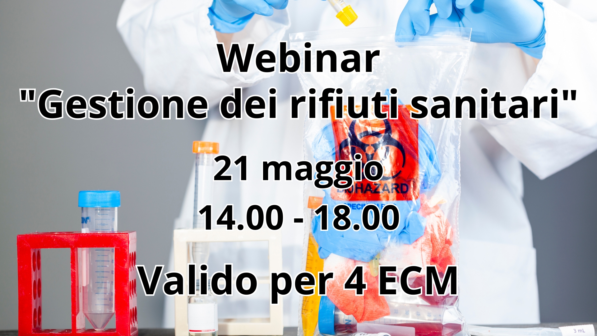 Clicca per accedere all'articolo Webinar "Gestione dei rifiuti sanitari"