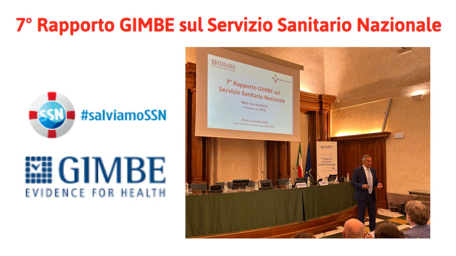 Clicca per accedere all'articolo Presentazione del 7° Rapporto GIMBE sul Servizio Sanitario Nazionale